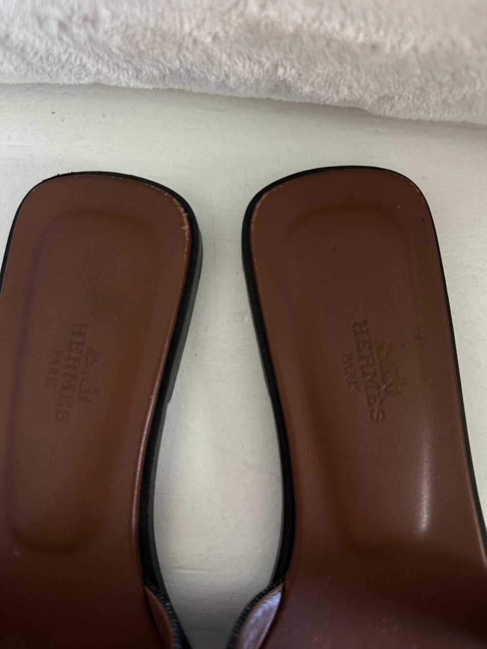 Denim Hermes Sandals - Picture 5 of 5